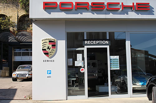 Centre Service Porsche Neuchâtel - Garage Bellevaux - Réception